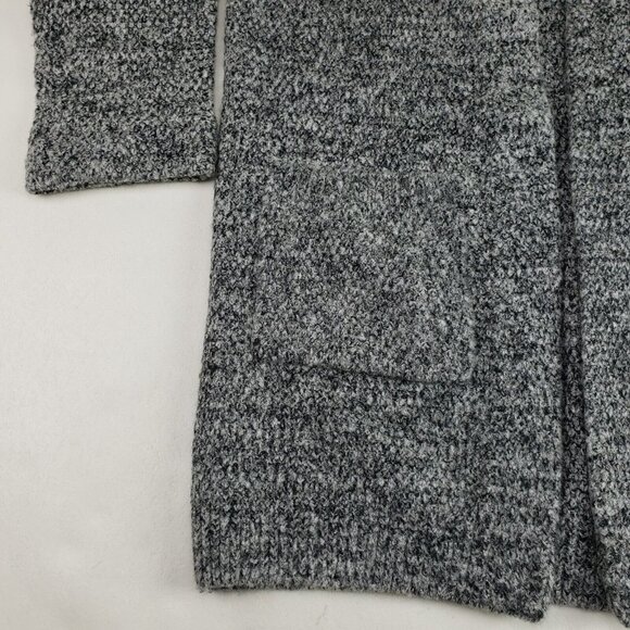 Astr The Label Open Front Cardigan Womens Medium Gray Wool Blend Chunky Sweater - Picture 3 of 10